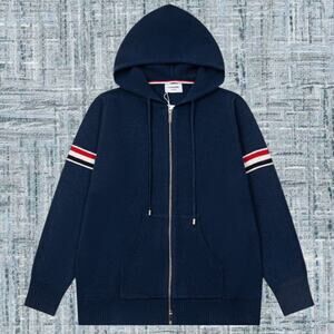 Thom Browne Men's Navy Hoodie